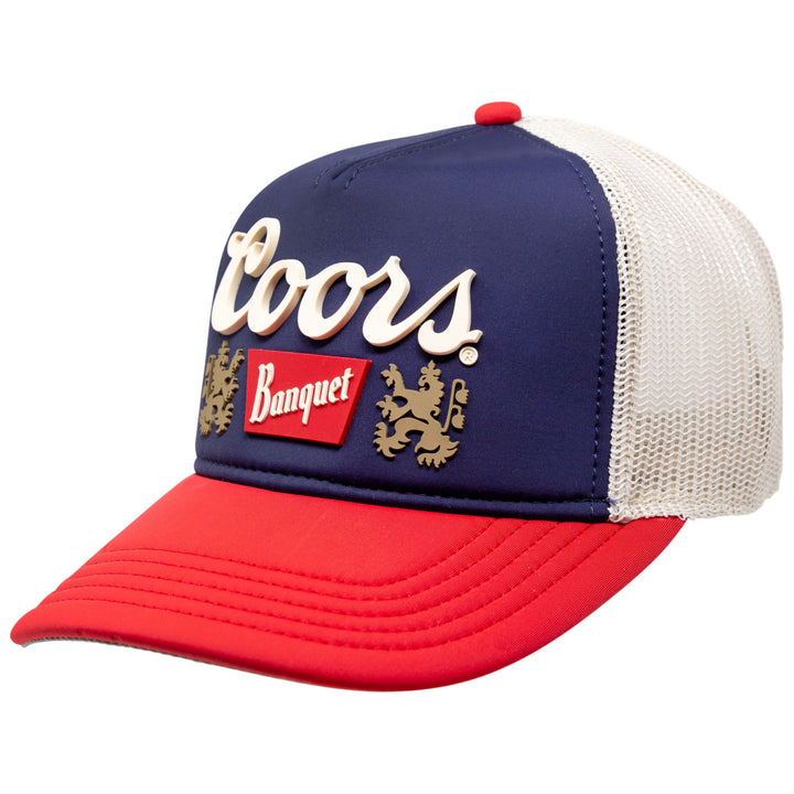 Coors Banquet Red White and Blue Vintage Hat Image 1