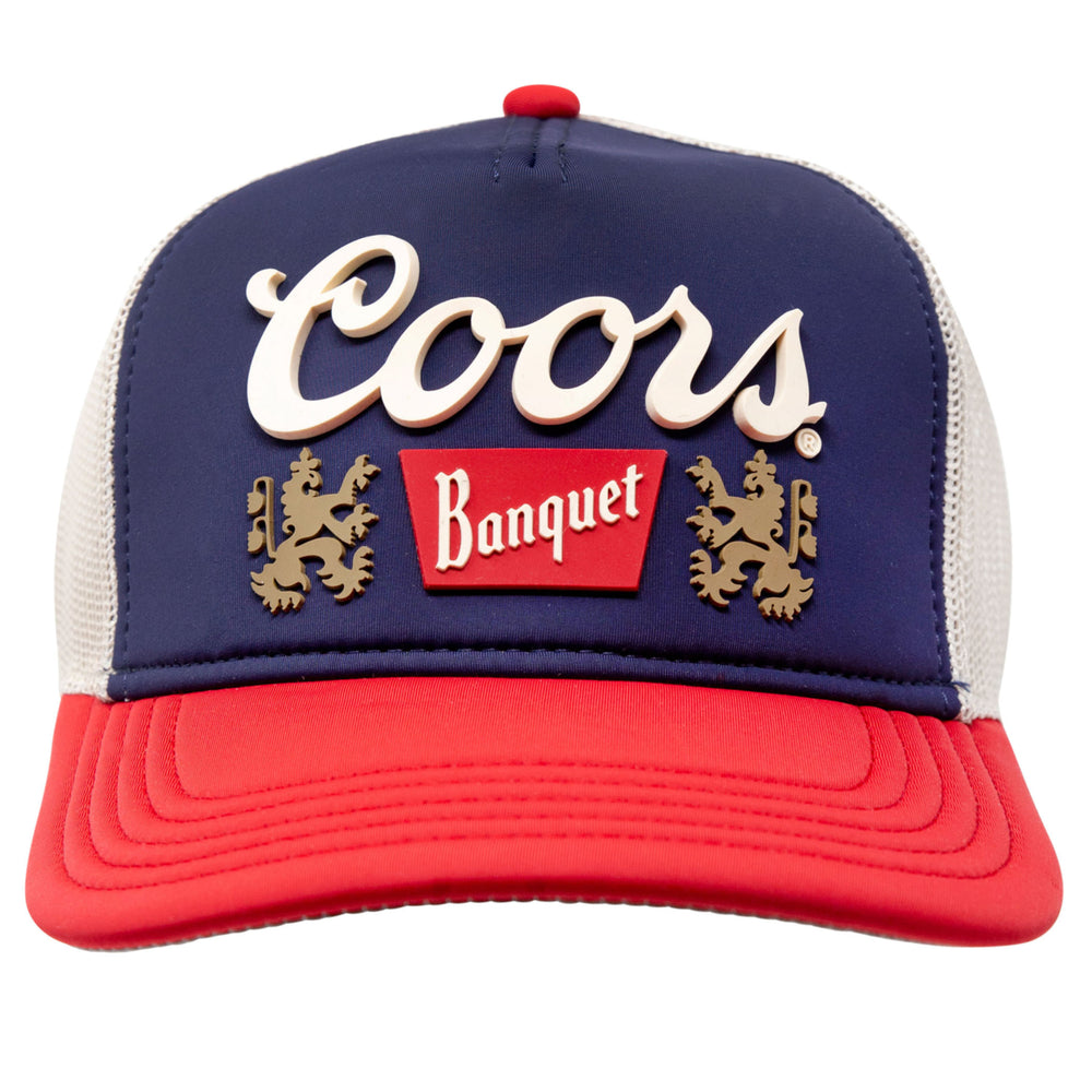 Coors Banquet Red White and Blue Vintage Hat Image 2