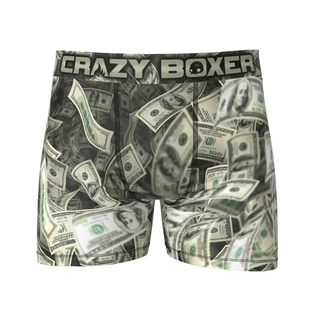 Crazy Boxer Cash Money Print Boxer Briefs Image 1