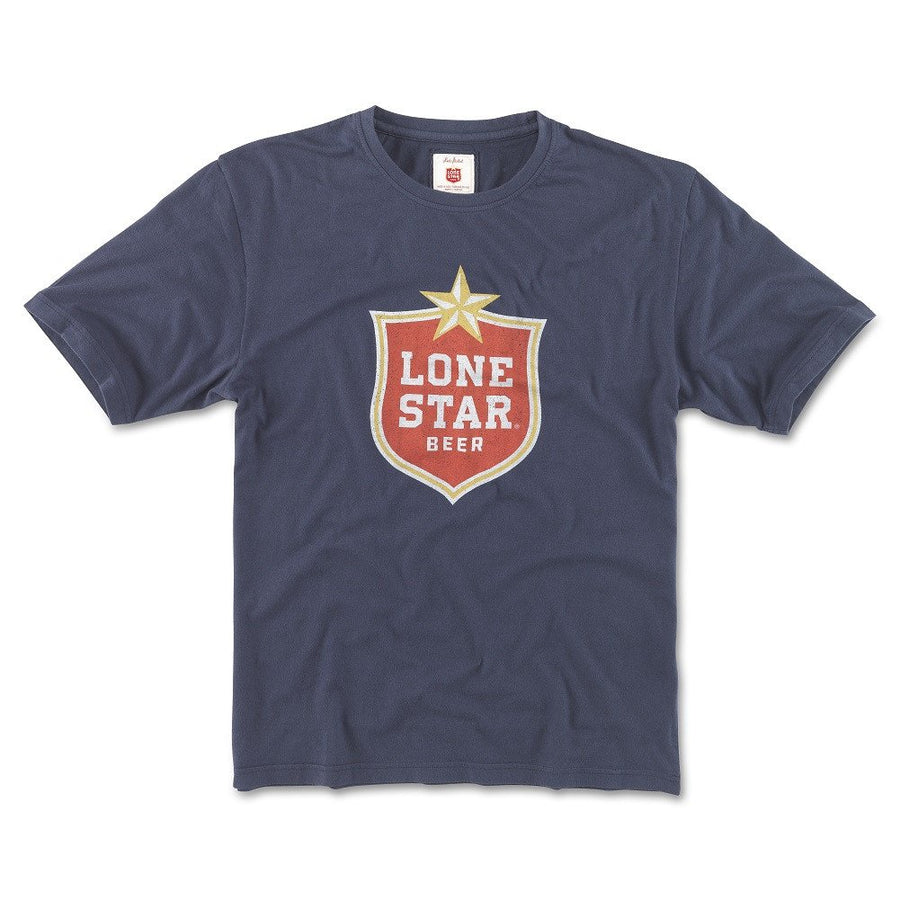 Lone Star Beer Navy Blue Mens T-Shirt Image 1