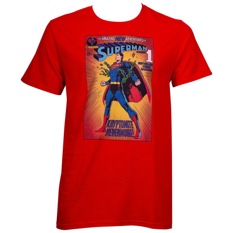 Superman Red Kryptonite Nevermore T-Shirt Image 1