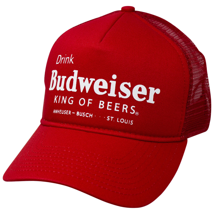 Budweiser King Of Beers Trucker Hat Image 1