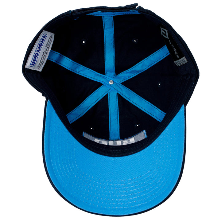 Bud Light Beer Logo Blue Adjustable Hat Image 4