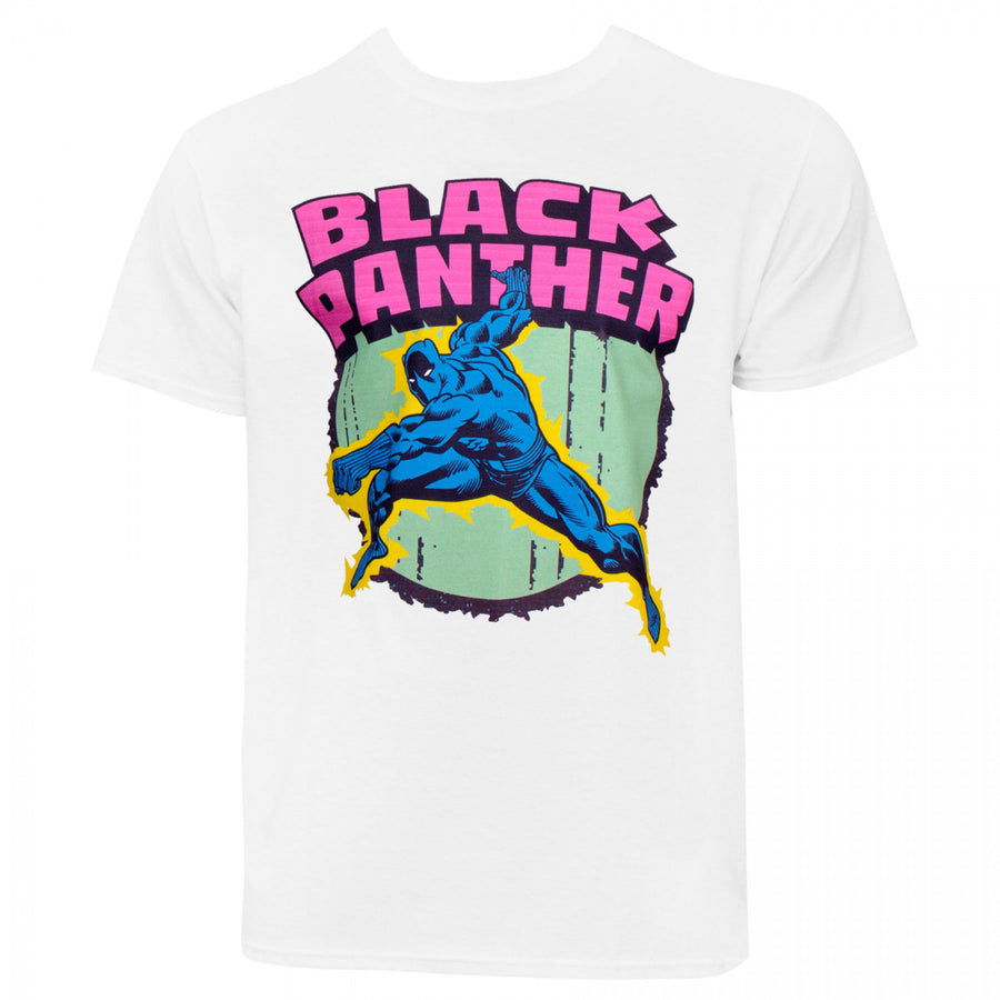 Black Panther Retro T-Shirt Image 1