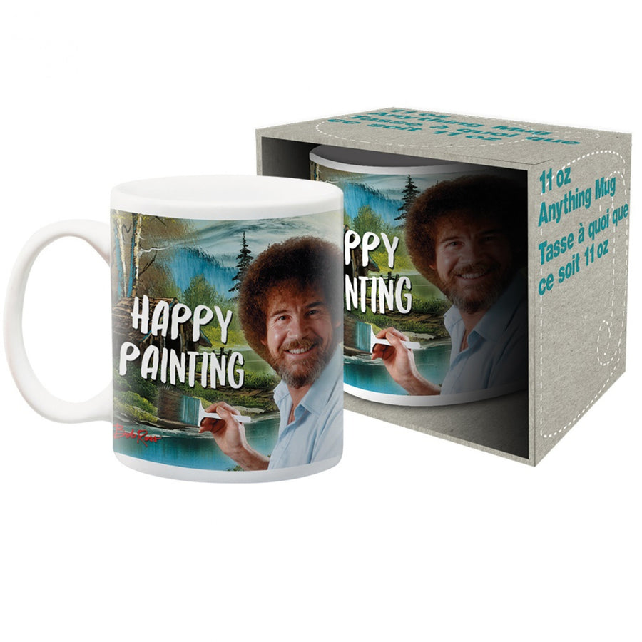 Bob Ross Happy Painting Mug Image 1