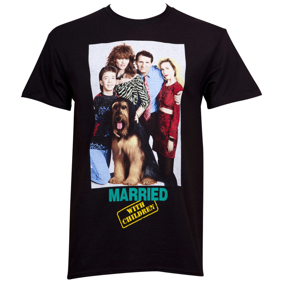 Married With Children Poster Mens Black T-Shirt Image 1