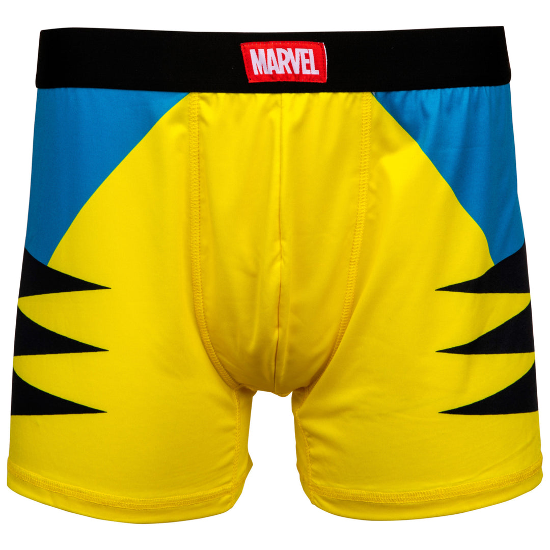 Wolverine Costume Mens Underwear Boxer Briefs Image 1