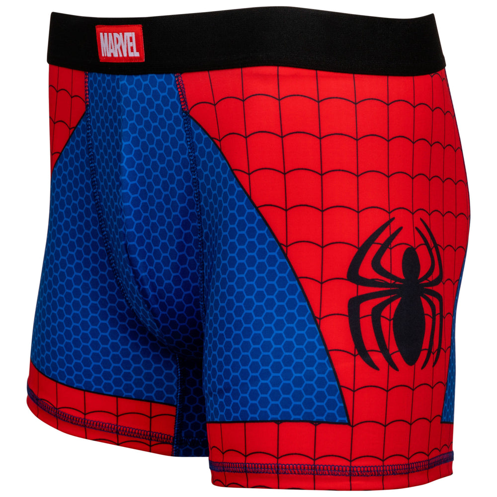 Spider-Man Costume Suit Mens Underwear Boxer Briefs Image 2