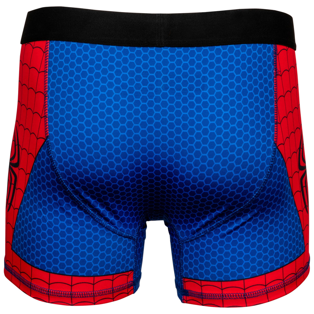 Spider-Man Costume Suit Mens Underwear Boxer Briefs Image 3