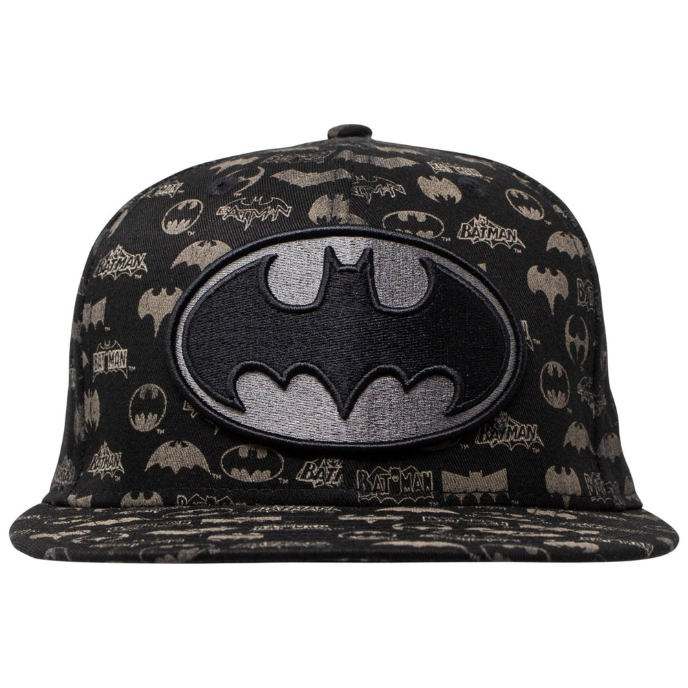 Batman Era Laser Etched All Over Logos 59Fifty Hat Image 2