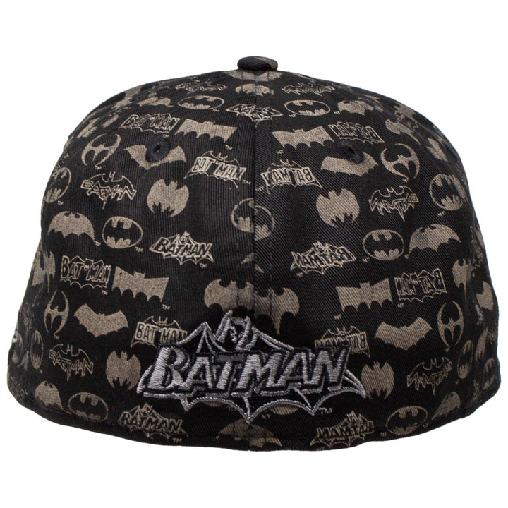 Batman Era Laser Etched All Over Logos 59Fifty Hat Image 4