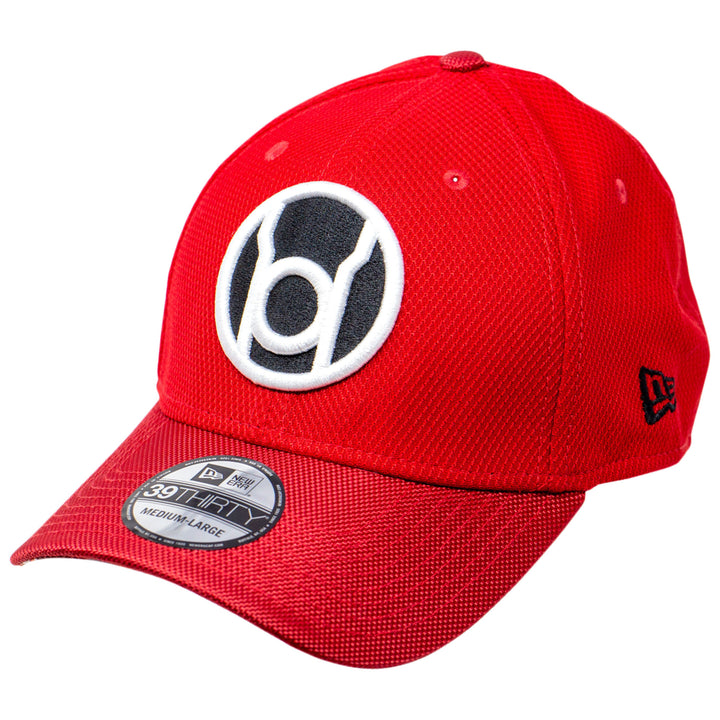 Red Lantern Symbol Armor Era 39Thirty Fitted Hat Image 1