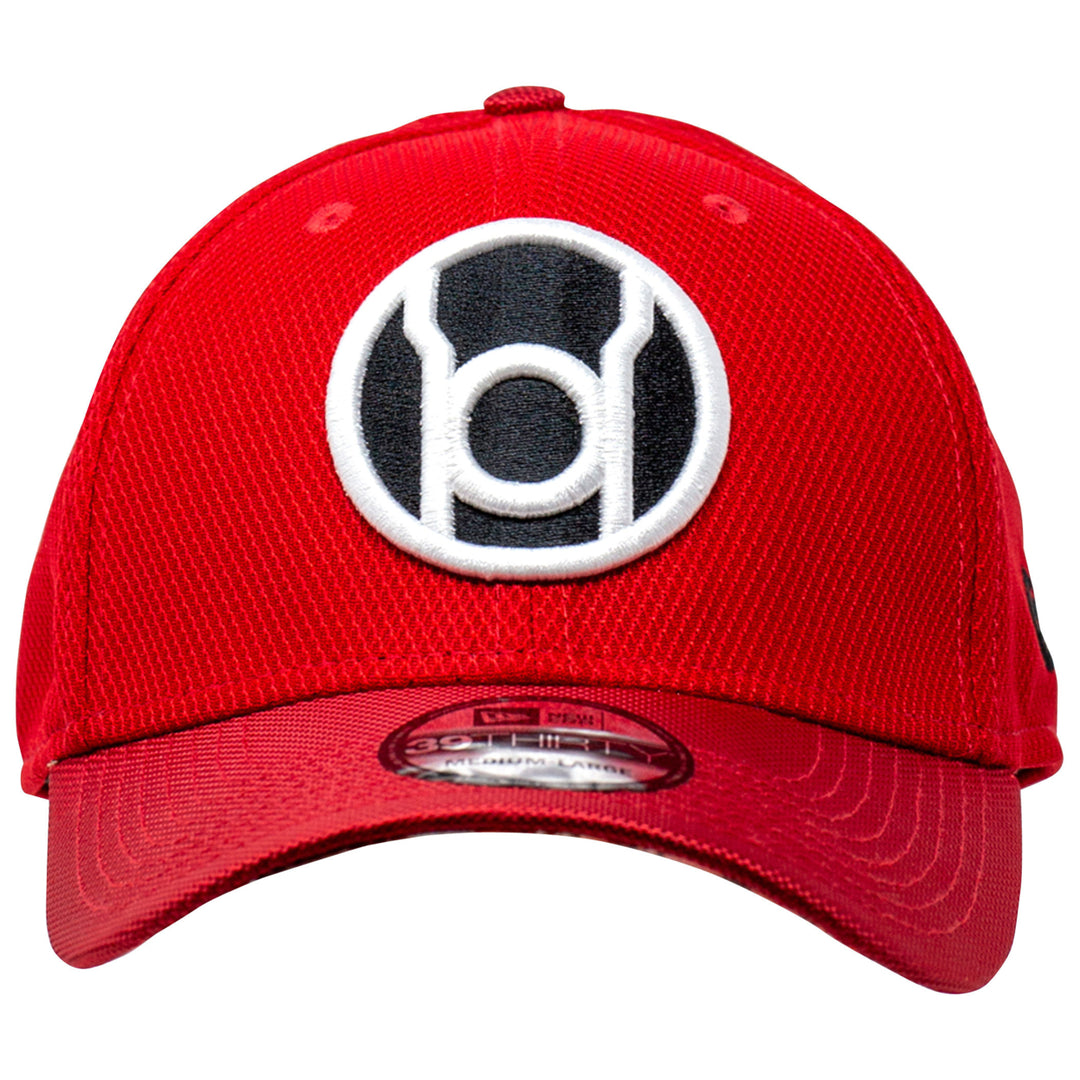 Red Lantern Symbol Armor Era 39Thirty Fitted Hat Image 2