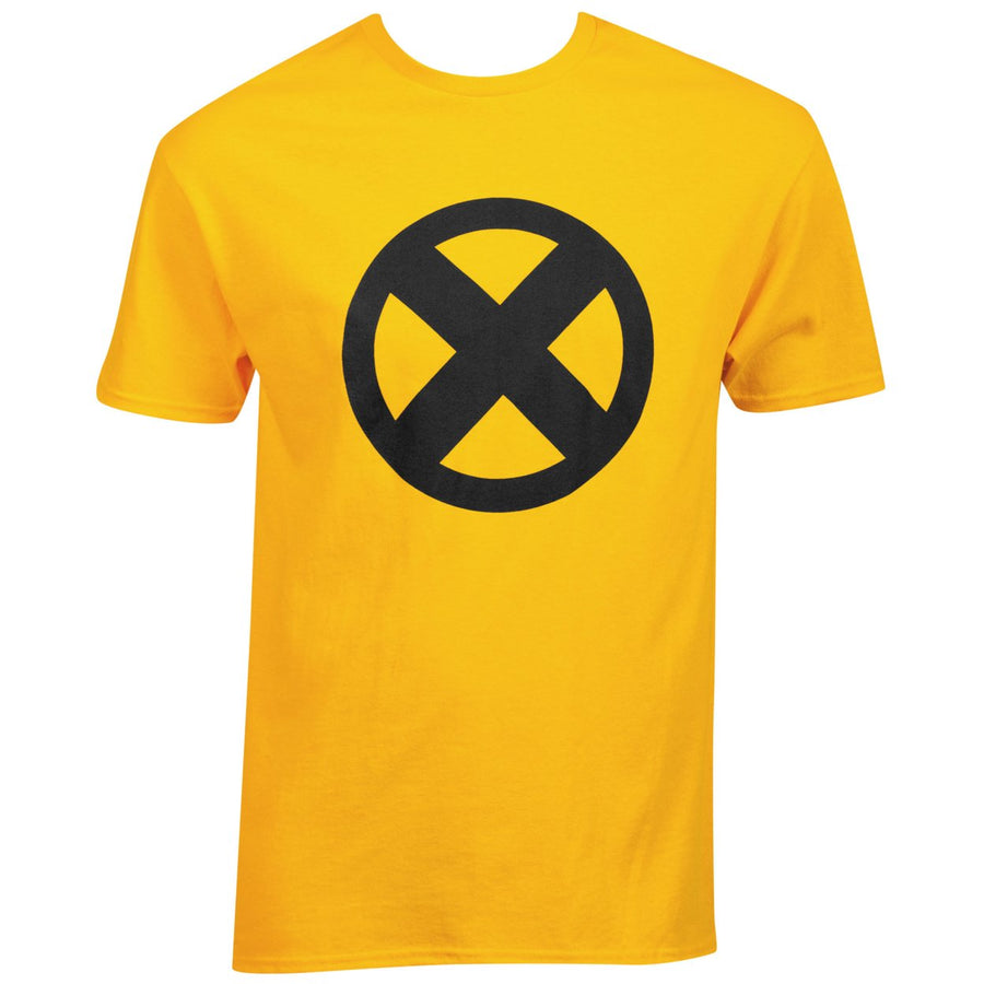 Marvel X-Men Symbol Logo Gold T-Shirt Image 1