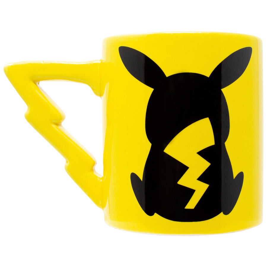 Pokemon Pikachu Sculpted Tail Handle 20 Ounce Ceramic Mug Image 1