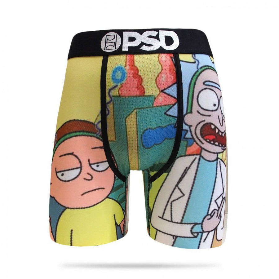 Rick and Morty 2 Birds Mens Boxer Briefs Image 1