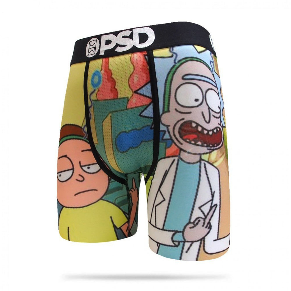 Rick and Morty 2 Birds Mens Boxer Briefs Image 2