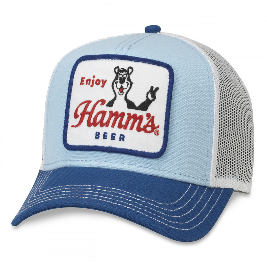 Hamms Bear Patch Trucker Hat Image 1