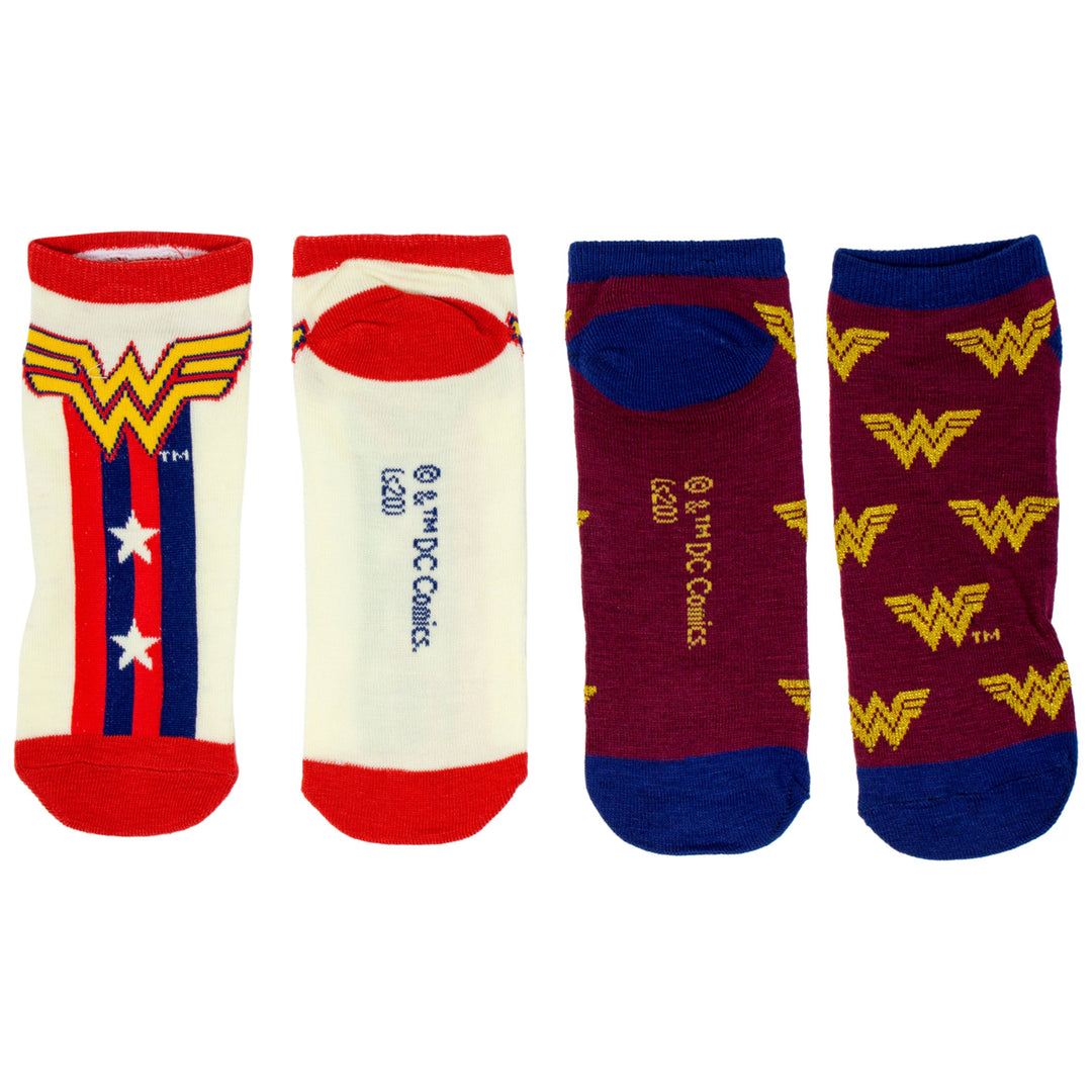 Wonder Woman 1984 Movie Shorties Womens 2-Pack Socks Image 4