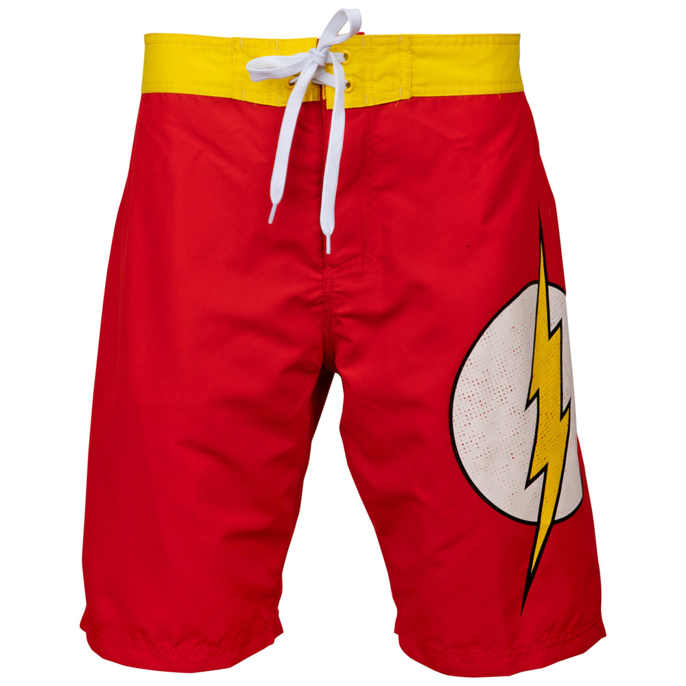 Flash Symbol Heather Red Board Shorts Image 2