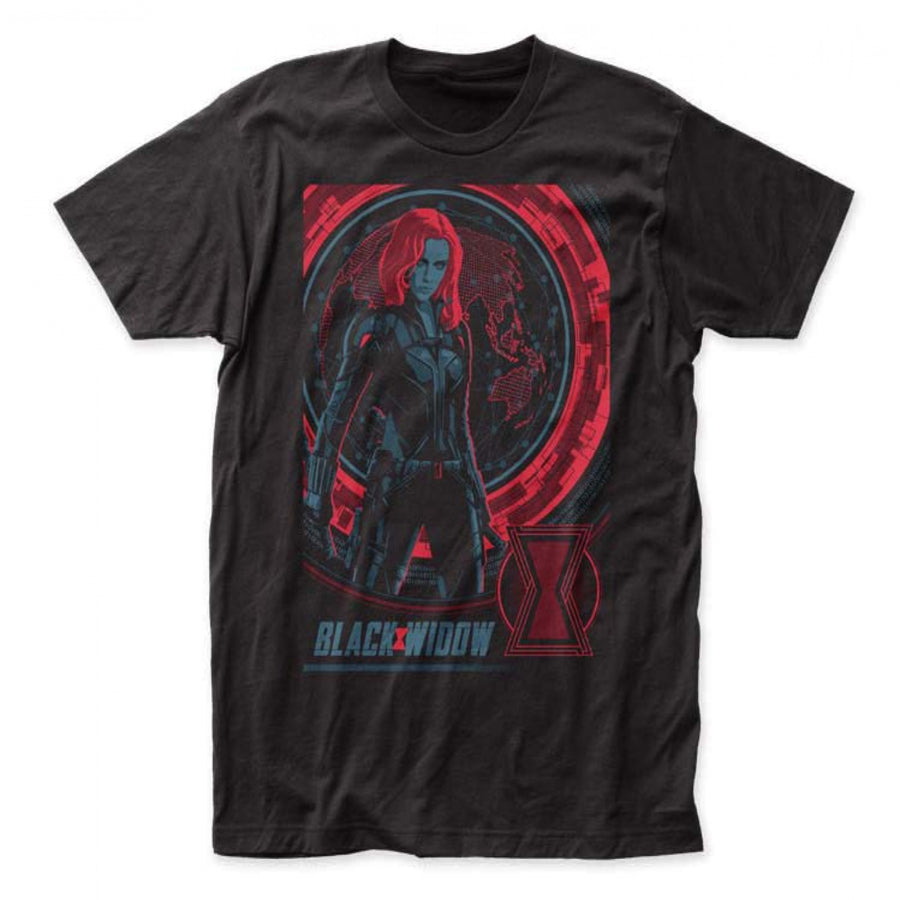 Black Widow Movie Hero Stance T-Shirt Image 1