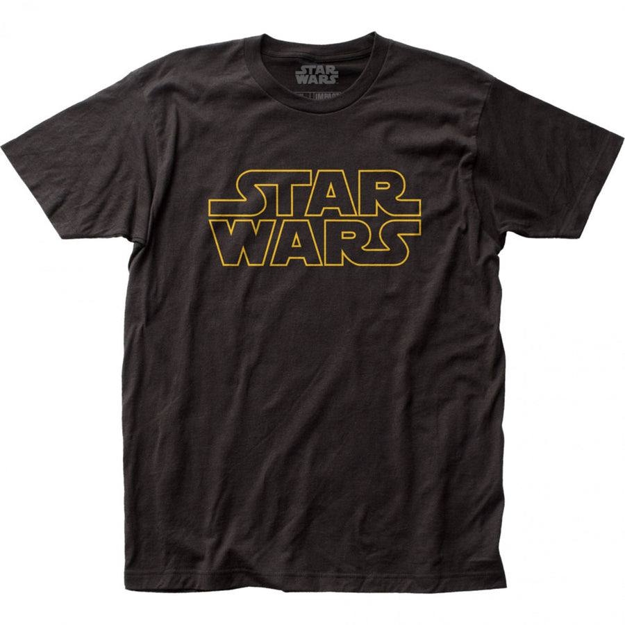 Star Wars Text Logo T-Shirt Image 1