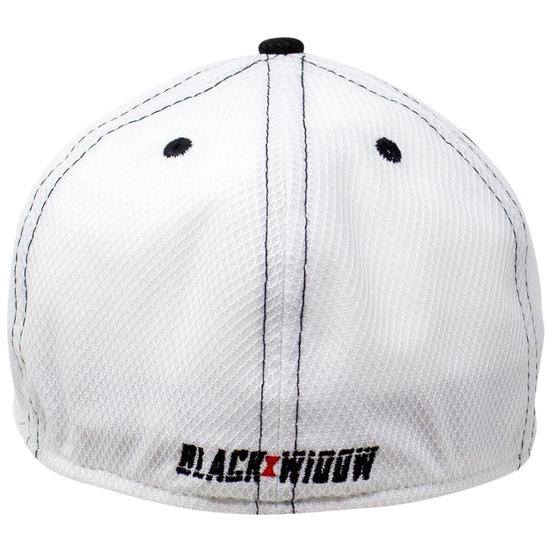 Black Widow Movie White Costume  Era 39Thirty Fitted Hat Image 4