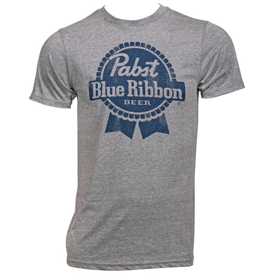 Pabst Blue Ribbon PBR Blue Logo T-Shirt Image 1