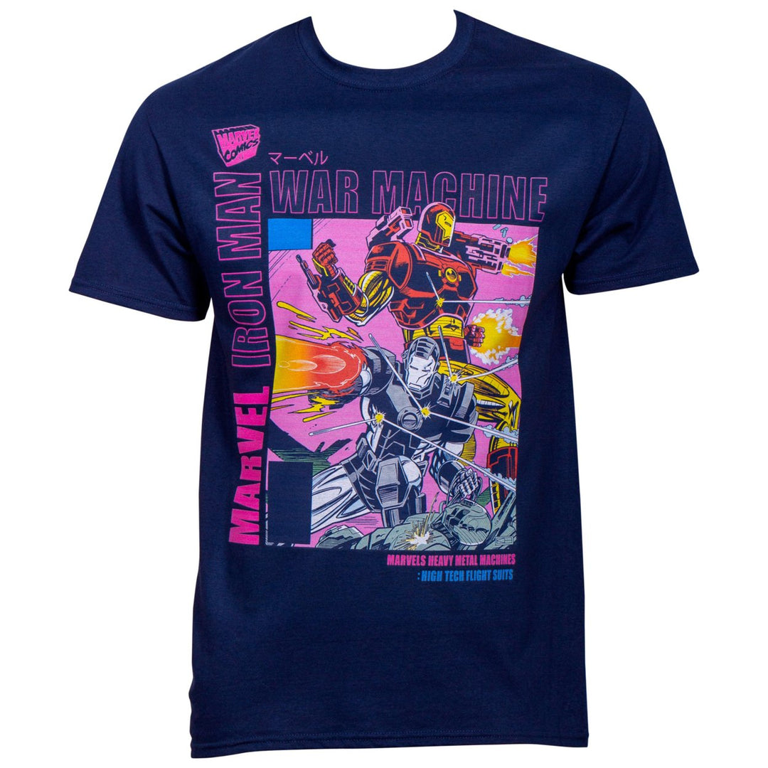 Marvel 80th Iron Man and War Machine T-Shirt Image 1