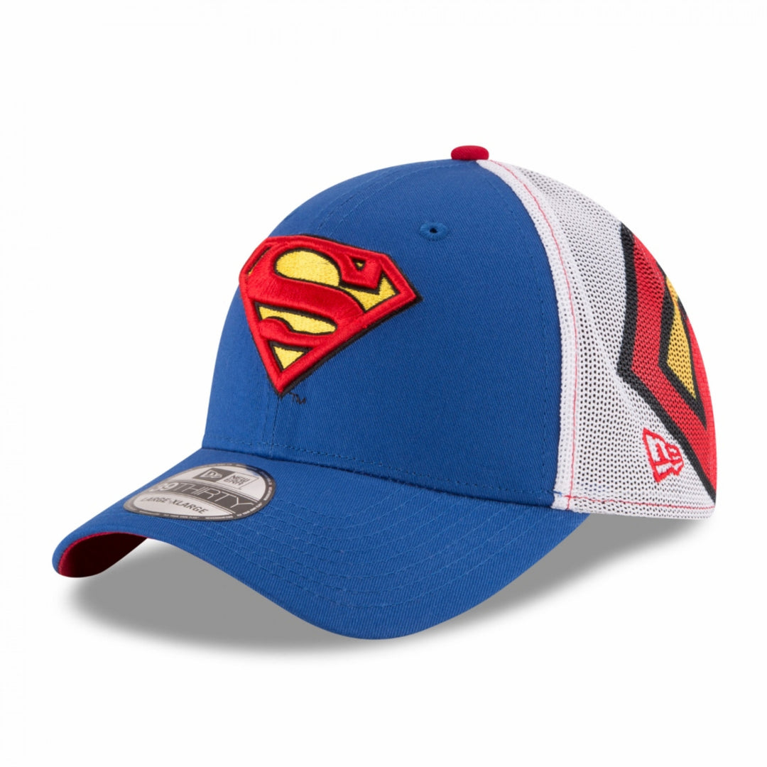 Superman Wrapped Symbol New Era 39Thirty Fitted Hat Image 1