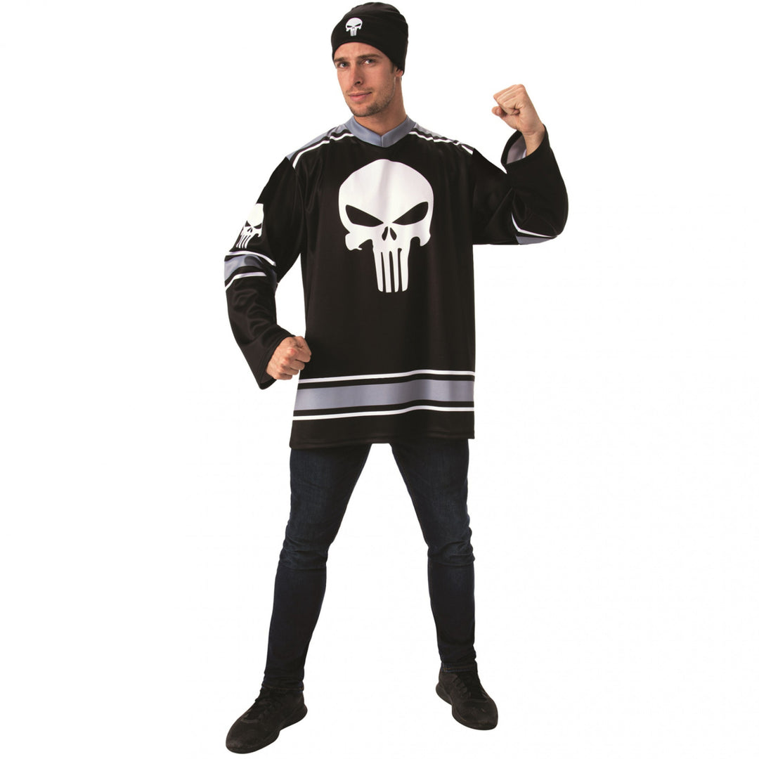 Punisher Hockey Jersey and Beanie Image 1