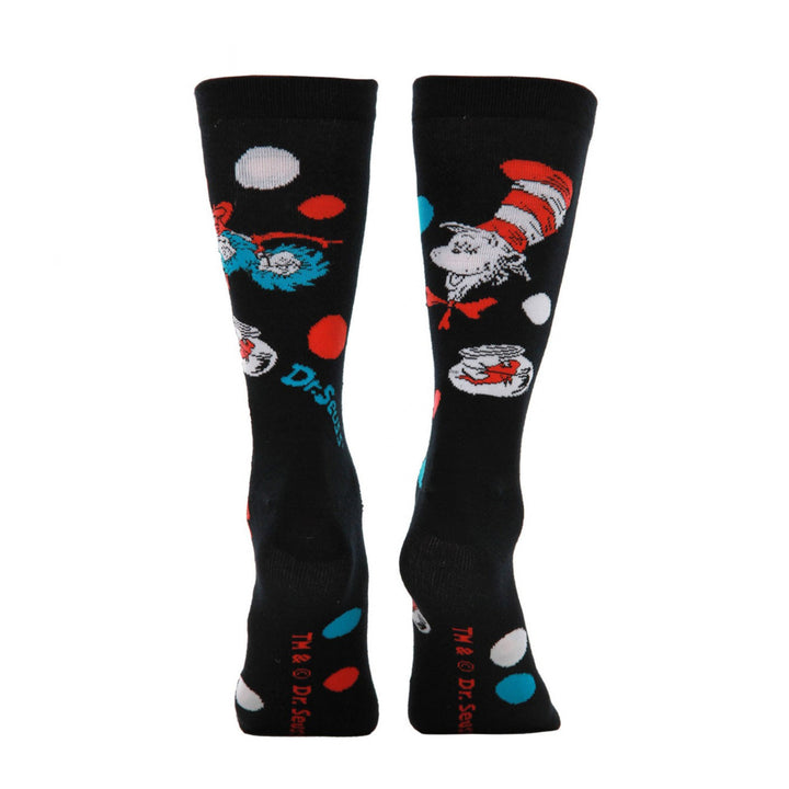 Dr Seuss Cat In The Hat Socks Image 2