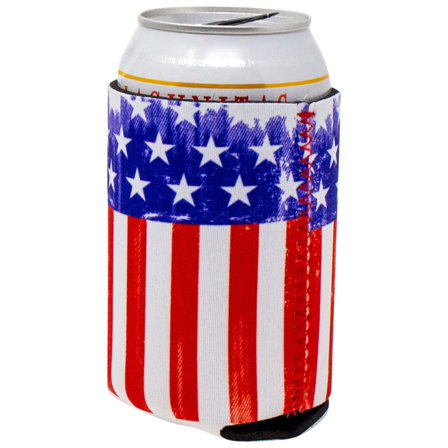 American Flag Can Cooler Image 1