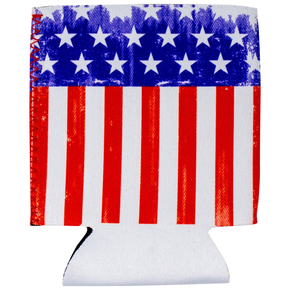 American Flag Can Cooler Image 2