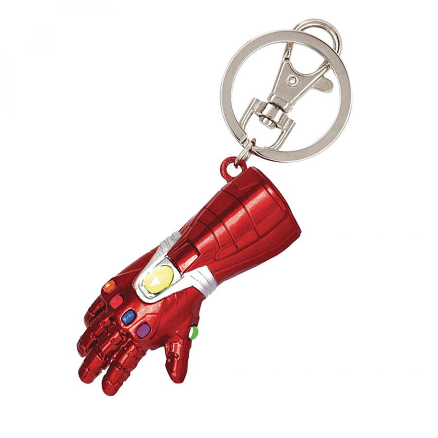 Iron Man Gauntlet Pewter Keychain Image 1