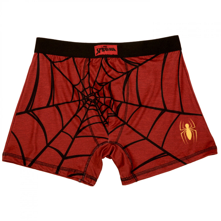 Spider-Man Web and Small Symbol Boxer Briefs Image 4