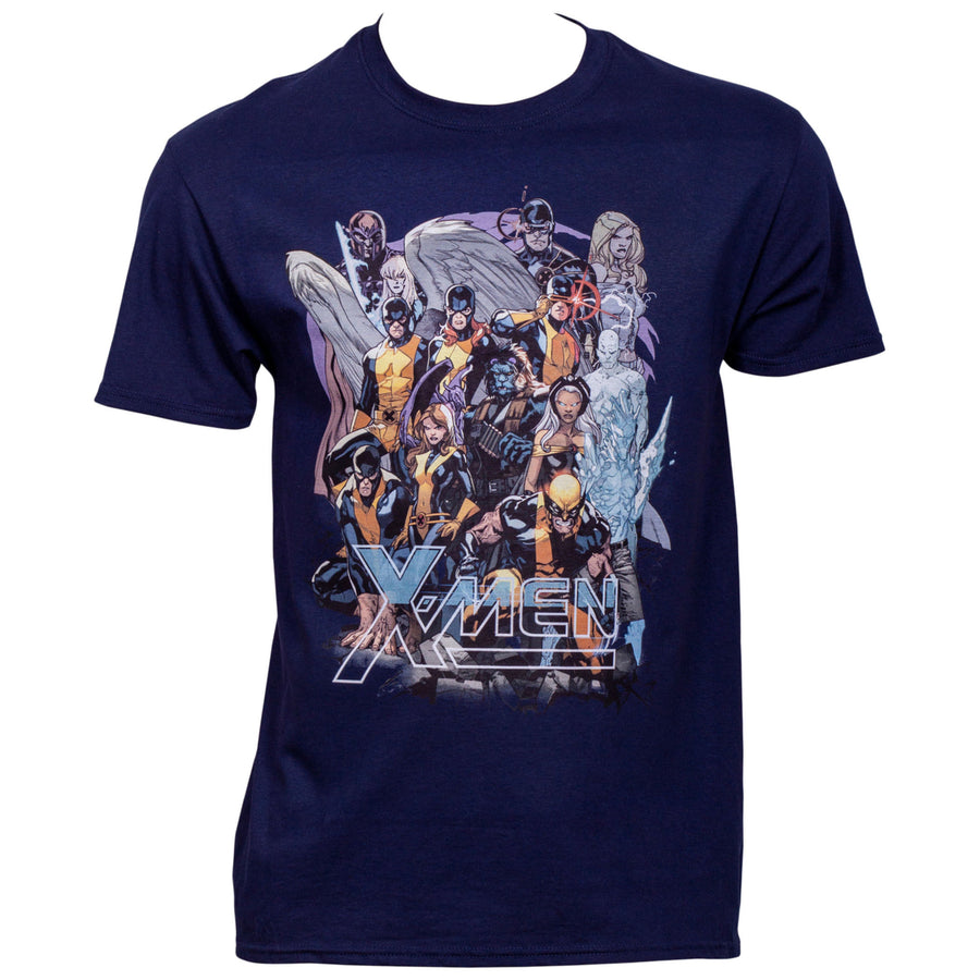 X-Men Past and Future United Mens T-Shirt Image 1
