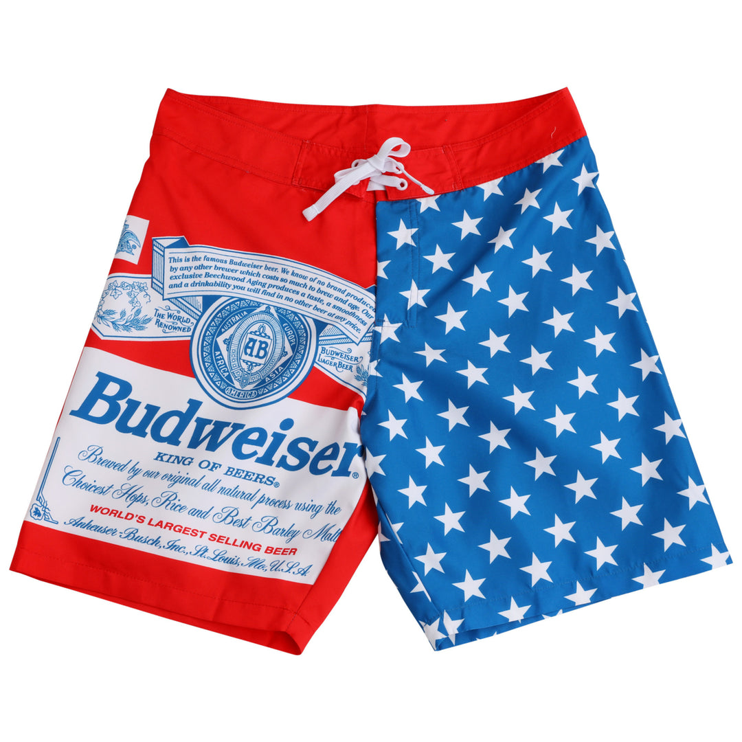 Budweiser Stars and Stripes Board Shorts Image 1
