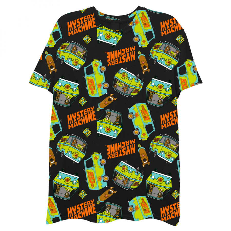 Scooby Doo Mystery Machine All-Over T-Shirt Image 1