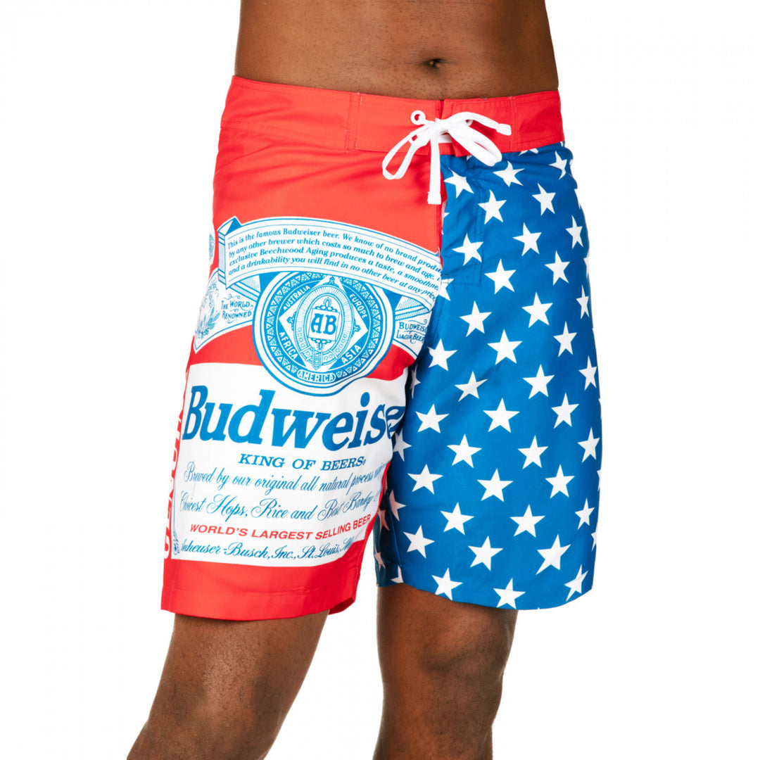 Budweiser Stars and Stripes Board Shorts Image 7