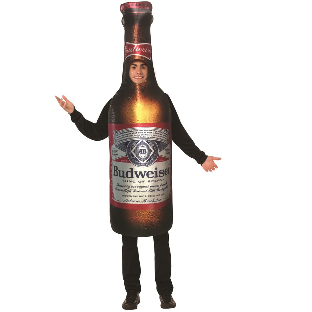 Budweiser Beer Bottle Hooded Tunic Costume Image 1