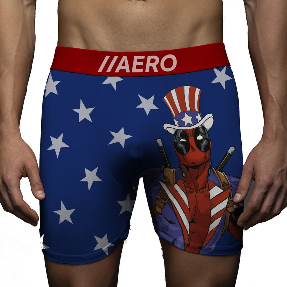 Deadpool Americana Boxer Briefs Image 1