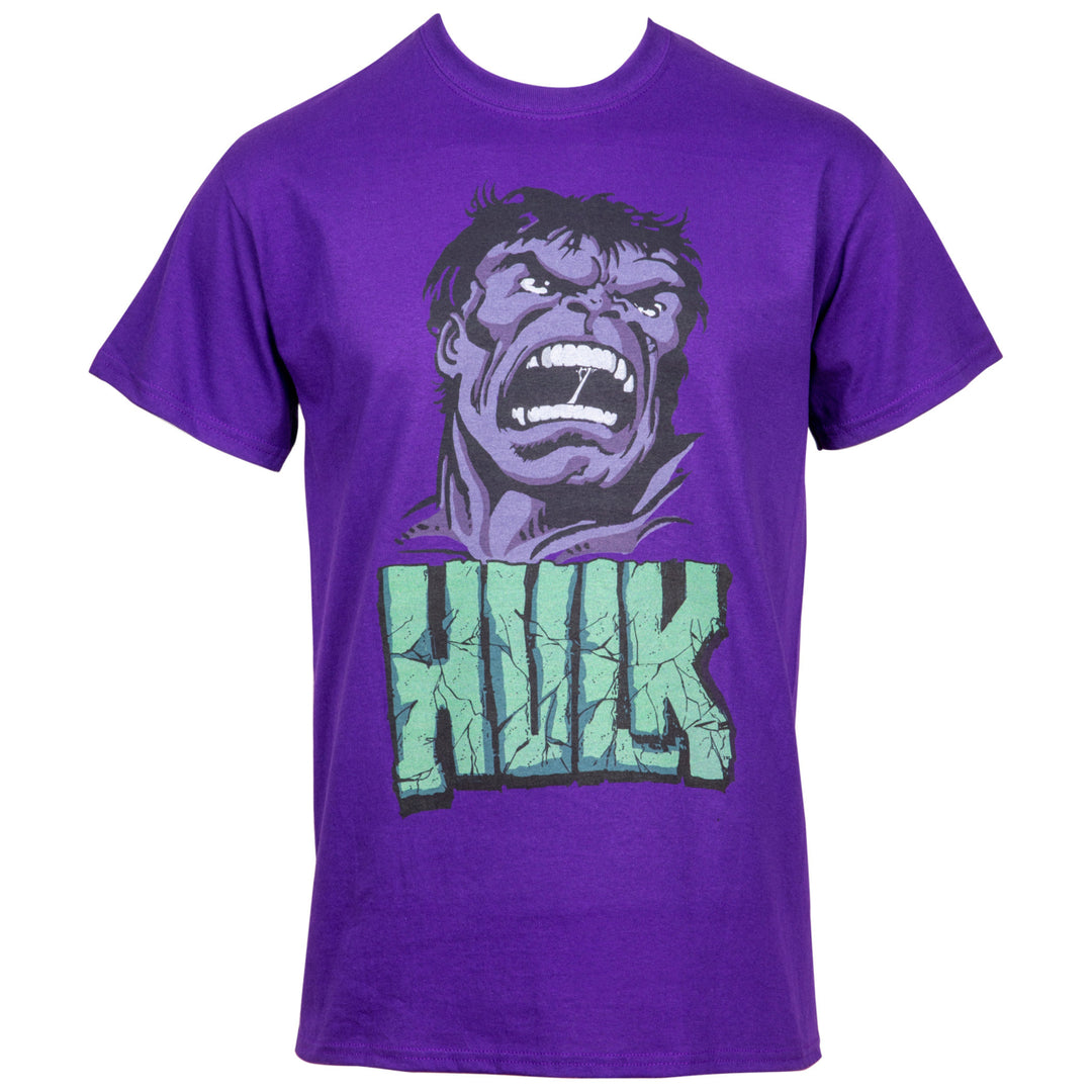 The Incredible Hulk Attack in Purple T-Shirt Image 1