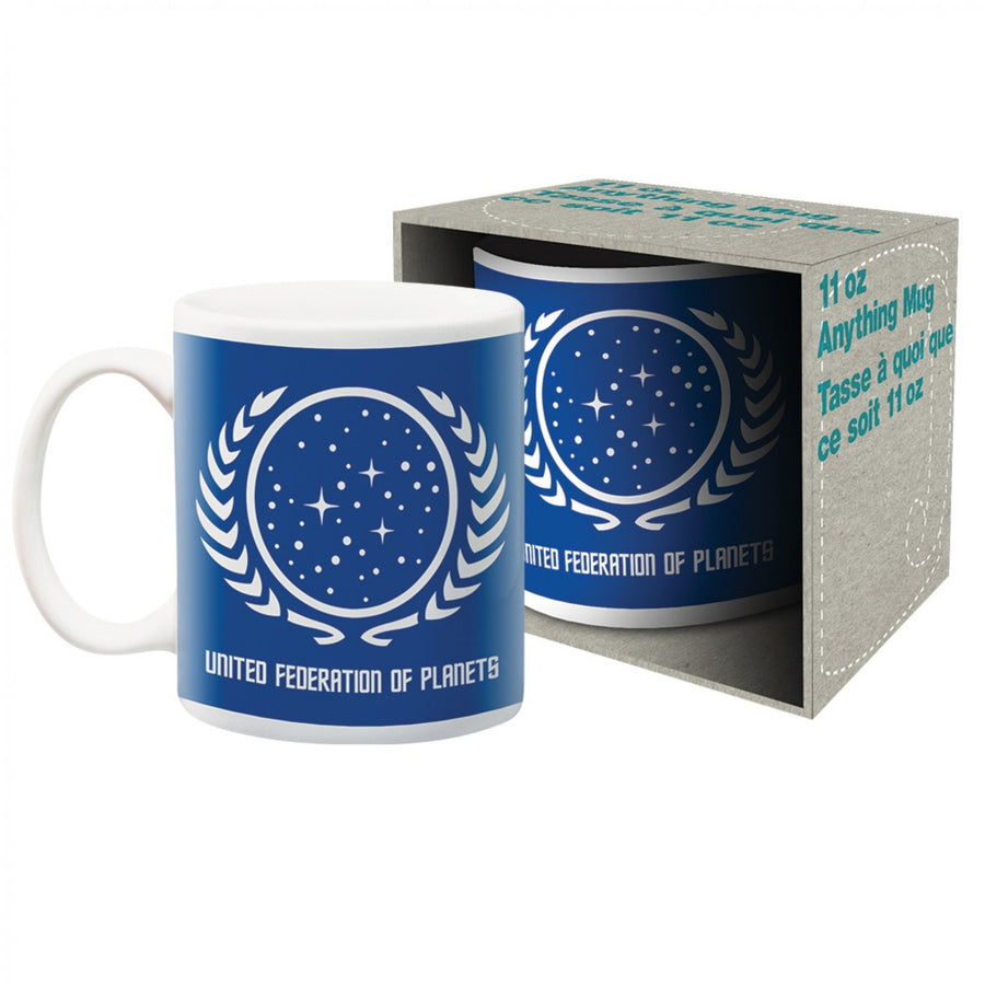 Star Trek United Federation of Planets Ceramic Mug Image 1