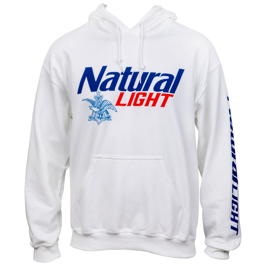 Natural Light Logo Sleeve Print Pullover Hoodie Image 1