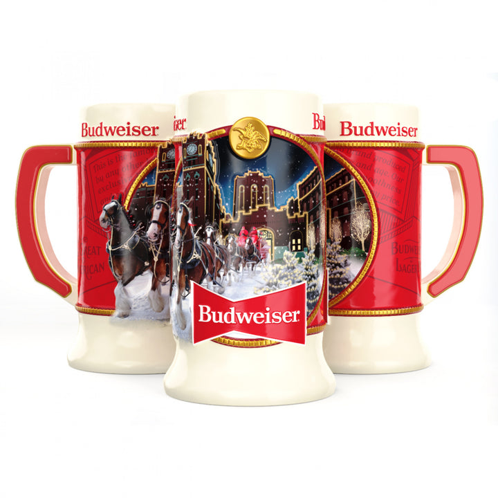 Budweiser 2020 Holiday Stein Ceramic Mug Image 1