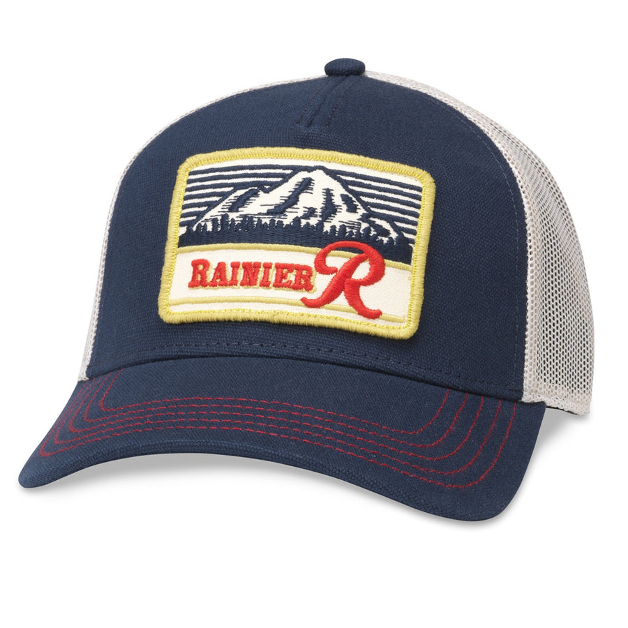 Rainier Logo Patch Mesh Trucker Hat Image 1