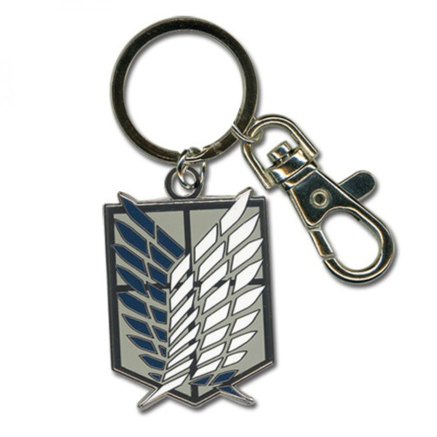 Attack On Titan Scouts Regiments Emblem Keychain Image 1