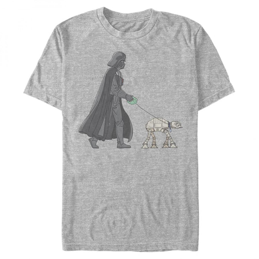 Star Wars Darth Vader Just Walking His AT-AT T-Shirt Image 1