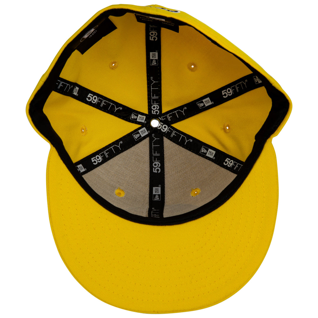 Yellow Lantern Sinestro Corp Color Block Era 59Fifty Fitted Hat Image 4